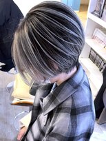 ブレイズヘアー(BLAZEhair)&nbsp;【たっぷり筋感】ホワイトバレイヤージュ×ブリーチ２回