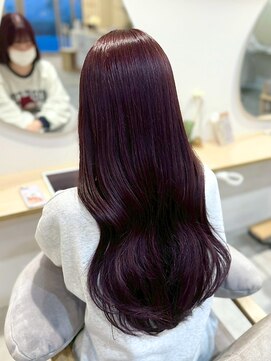 ピピバイヨーク(pipi, by yoke.) 艶髪ラベンダーブラウン/髪質改善ケアカラー