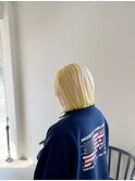 エンドカラー/ホワイトブロンド