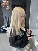 aハイトーンホワイトミルクティーピンクケアブリーチ福岡天神