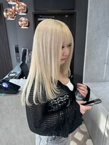 ジルバイジゼル(JILL by GiseL)&nbsp;aハイトーンホワイトミルクティーピンクケアブリーチ福岡天神