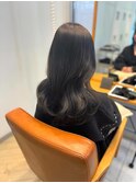大人可愛い大人美人くすみカラーアッシュグレーベージュ