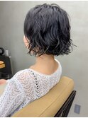 ミニボブウェーブが可愛いパーマスタイル