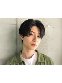 《*癖毛に悩む男性必見*》新技術の"曲がる縮毛矯正"で、髪の癖を伸ばしながら、自然なパーマの質感に*