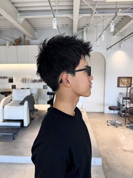 グリーン(green) スパイキーショートiijima