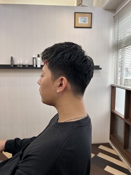 マブヘアーアンドメーク(mab hair&make) ナチュラルフェード×束感ショート