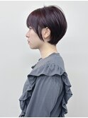 ＊丸みショート小顔ボブマッシュショートひし形ショート姫カット