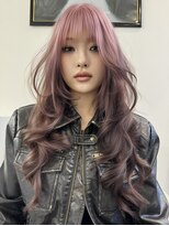 ナナ(NANA)&nbsp;レイヤーカット/ウルフカット/ホワイトブロンド/外ハネボブ/美髪