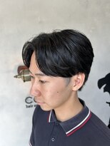 メンズココ 清澄白河店(MENS COCO)&nbsp;ナチュナルセンターパート毛流れマッシュ