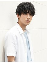 リベルテ グリット(Liberte Grit) 心斎橋メンズナチュラル束感波巻きパーマメンズマッシュ