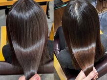 自然なストレートでコスパ◎♪さらに美髪を求める方には国内最高級の薬剤を使用したクーポンもございます！