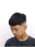 クロップミドルフェード