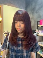 ノーヴァ バイ ボナ 前橋店(nova by bona) 【垢抜け感UP】顔まわりレイヤー×大ぶり韓国風ウェーブ21