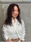 ソバージュパーマ　ロングパーマ　ハードスパイラル
