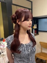 サク(Sac.)&nbsp;チェリーレッド　ラベンダーピンク　カシスピンク