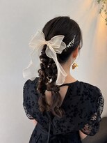 アイノワ 泉佐野店(ainowa)&nbsp;リボン編みおろしアレンジ