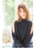 脱力系シースルーボブ