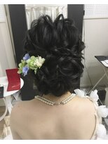 ヘアアンドケア エジェリラボ(hair&care egerie lab)&nbsp;【egerie lab.高崎】　大人のフェミニンアップスタイル♪