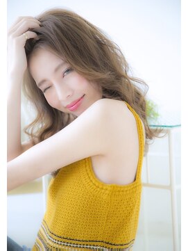 レーヴバイロンド 仙台(Reve by Lond) 抜け感ウェーブ　外国人風ベージュ