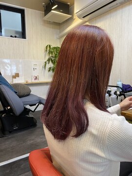 スプーン(spoon) 赤×紫グラデーション