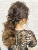 ヘアセット専門店 ナゴミ 渋谷店(nagomi)&nbsp;ヘアセット/ヘアメイク//結婚式/ポニーテール/編み込み/二次会