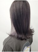 大人可愛いふんわりカール外国人風グレージュインナーカラー