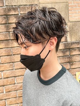 クオル 立川(QOL) 波巻きスパイラルパーマセンターパート波巻きパーマツーブロック