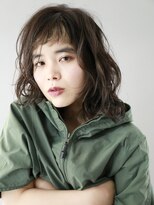 ザビー(THE B)&nbsp;本八幡×セミウェットなウェーブミディ×パーマスタイル