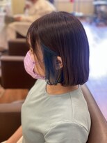 ヘア&メイク ナナ(Hair＆make NaNa) インナーブルー