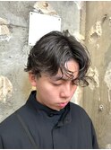 ツイストスパイラルパーマメンズカットメンズショート札幌大通