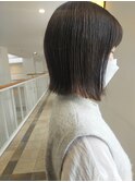 パツッとボブ/切りっぱなし/外ハネ/20代 30代 40代/