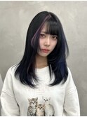 ポイントカラー/デザインカラー/艶髪/髪質改善/レイヤーカット