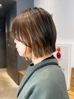 グレージュカラーレイヤーロング美髪ニュアンスカラー_ba491471