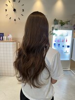 シダミノオ(sida MINOH)&nbsp;【sida 池村】20代30代40代ロングウェーブヘア秋カラー