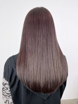 アイティー バイ アルバム 浦和店(IT by ALBUM)&nbsp;ニュアンスカラーレイヤーロングカーキベージュ_ba501321