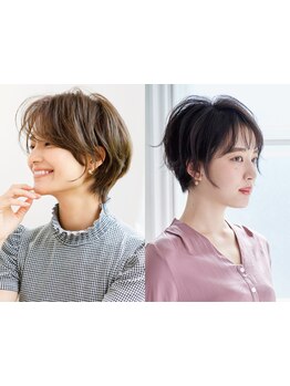 お客様の年代層に合わせ、顔型や骨格・髪質を基にした似合わせカットが好評！メンズカット・キッズカットも