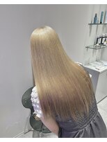 プライズ 成増店(prize)&nbsp;ミルクティーベージュハイトーンダブルカラーロング成増