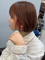 ドロシー 郡山桑野店(Dorothy) 黒髪ボブルフネビージュ小顔ワンレン