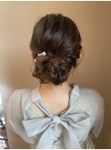 結婚式お呼ばれヘアセット