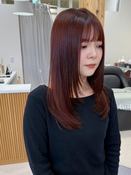 ハニー 町田(HONEY) 似合わせカット　フェミニンロング　メルティーカラー　暖色