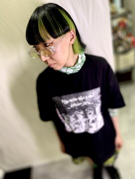 ハビット (habitt) デザイン×ブラック×キミドリ