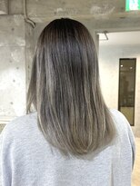 ラック(LUCK)&nbsp;ホワイトベージュ/船橋/くすみベージュ/細めハイライト