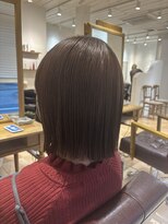 アマレット(Amaretto) 【ぱつっとボブ×ナチュラルブラウン】