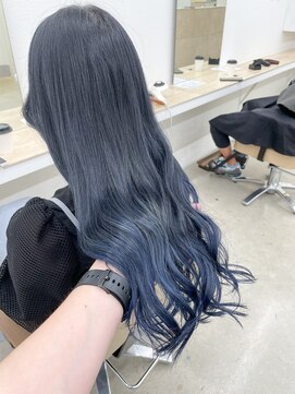 ニュート(Neut ) グラデーションカラーブルー/ケアブリーチデザインカラー/名古屋