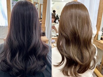 ラゴム 池袋(LAGOM)の写真/うねり、パサつき、広がり…エイジングによるお悩みを解決しながら理想のカラーに◎お子様同伴OK！[池袋]