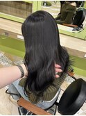 ブリーチなしカラー/髪質改善/ミルクティーベージュ/小顔ヘア