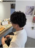 〇無造作でスパイラルパーマ〇