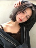 【ROSE】大人ボブ＿センターパート＿黒髪＿レイヤーカット