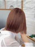 【LUNAS】コッパーブラウン/切りっぱなしボブ