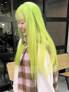 ラキング ギンザ トウキョウ(LAKING GINZA) くびれヘア/アプリコットオレンジ/夏/ハイライトカラー[銀座駅]